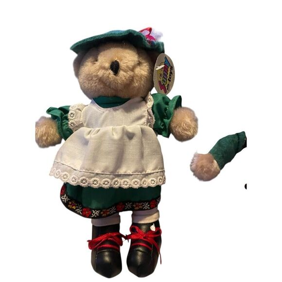 New Sunny Toys Kids Multicolor Boy Girl Teddy Bear German Outfit Plushy Set 9" - Picture 4 of 12
